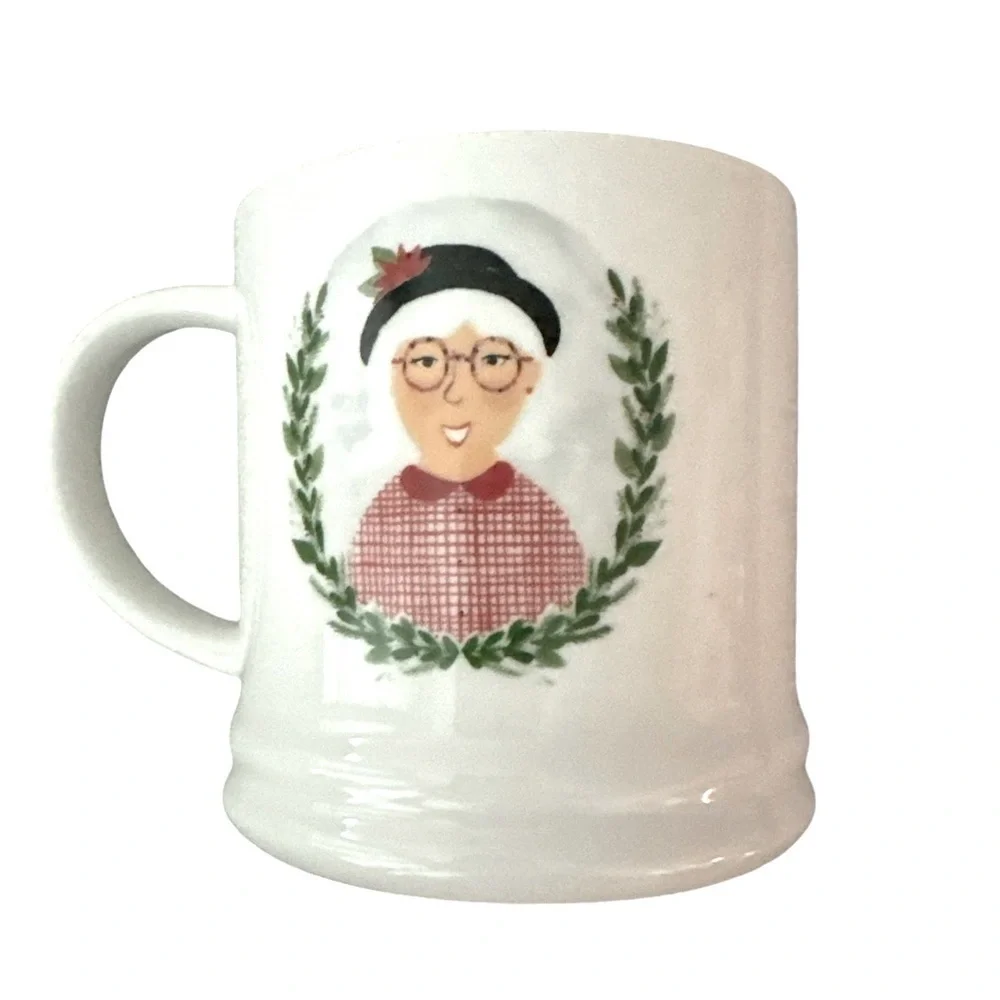 Target Mr and Mrs Lumberjack Claus Porcelain Coffee Tea Christmas Mugs Set of 2